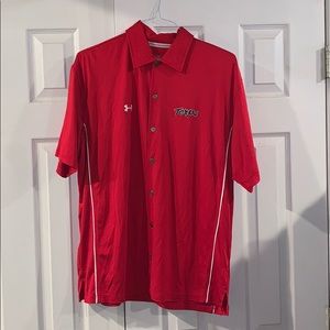Men’s Under Armour UMD Terps Button Down Polo